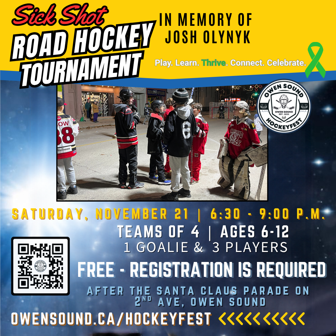 Event image “Sick Shot” Recreational Road Hockey